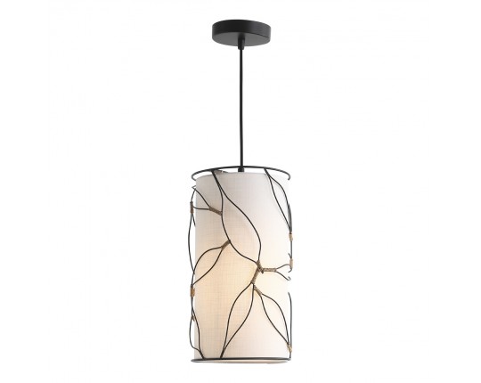 SL6228.403.01 Светильник подвесной ST-Luce Черный/Бежевый E27 1*60W