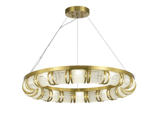 SL6011.303.01 Светильник подвесной ST-Luce Латунь/Прозрачный LED 1*50W