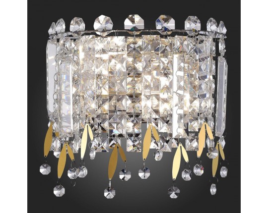 SL1655.201.02 Бра ST-Luce Золотистый/Прозрачный E14 2*40W