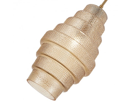 SL1001.203.01 Подвес ST-Luce Латунь/Коньячный E27 1*40W