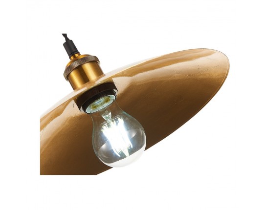 SL1017.203.01 Светильник подвесной ST-Luce Черный/Золотистый E27 1*60W