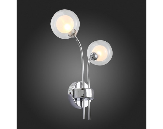 SL431.101.02 Бра ST-Luce Хром/Прозрачный, Белый G9 2*5W