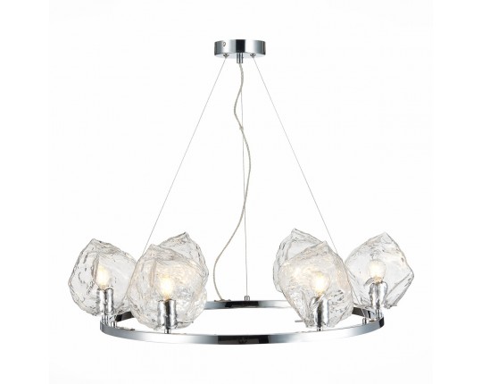 SL1175.103.06 Люстра подвесная ST-Luce Хром/Прозрачный E14 6*40W