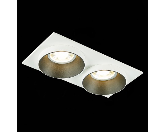 ST206.528.02 Св-к встр. Белый GU10 2*50W  IP20 L175xW92xH38 220V Без ламп