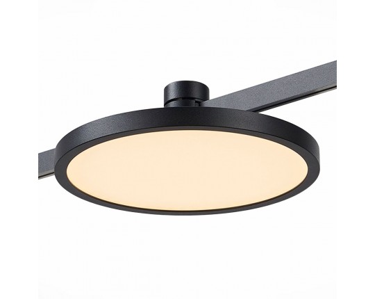 ST818.446.12 Магнитный трековый светильник FARM Черный LED 1*10W 4000K 500Lm Ra80 120 IP20 D168xH54
