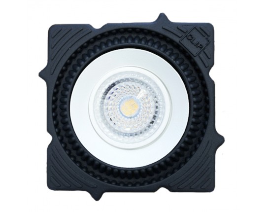 ST753.538.07 Св-к встр. светодиодный в натяжной ПВХ потолок Белый LED 1*7W 3000K 560Lm Ra80 60° IP20