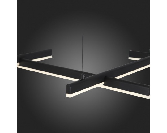 SL394.403.06 Люстра подвесная ST-Luce Черный/Белый LED 6*14W 4000K