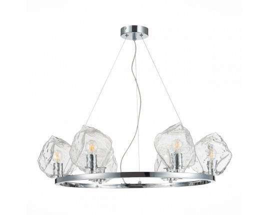 SL1175.103.06 Люстра подвесная ST-Luce Хром/Прозрачный E14 6*40W