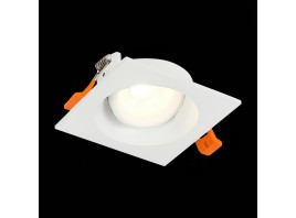 ST208.518.01 Св-к встр. Белый GU10 1*50W  L94xW94xH40 220V Без ламп