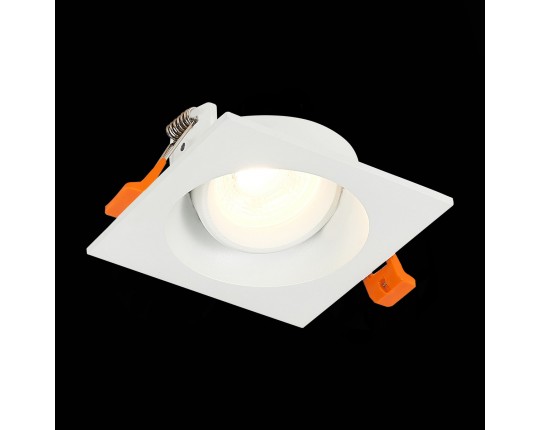 ST208.518.01 Св-к встр. Белый GU10 1*50W  L94xW94xH40 220V Без ламп