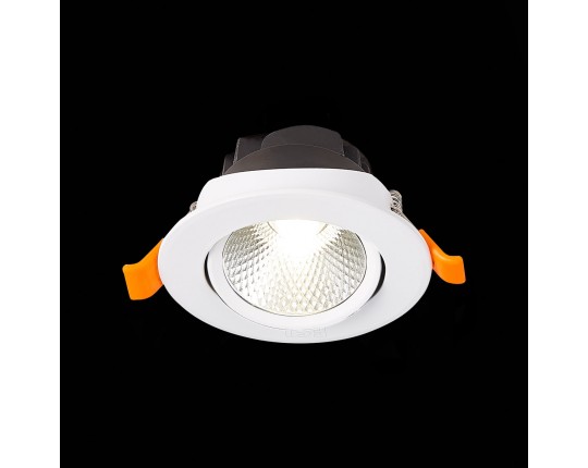 ST211.548.06.24 Св-к встр. Белый LED 1*6W 4000K 480Lm Ra80 24° IP20 D86xH50 220-240V