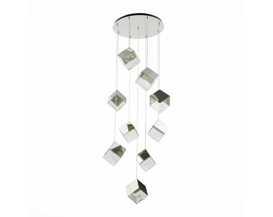 SL1182.103.09 Светильник подвесной ST-Luce Хром/Прозрачный, Хром G9 9*5W