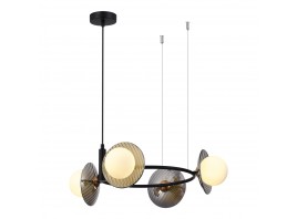 SL1521.403.04 Светильник подвесной ST-Luce Черный/Дымчатый, Белый G9 4*5W 4000K