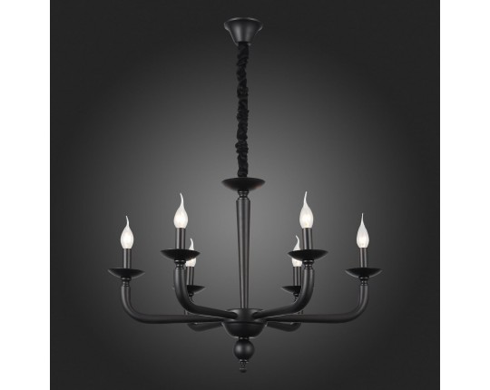 SL1114.403.06 Люстра подвесная ST-Luce Черный E14 6*40W