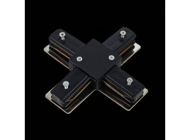 ST002.449.00 Коннектор X-оБразный ST-Luce Черный