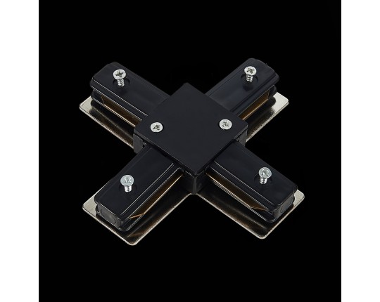 ST002.449.00 Коннектор X-оБразный ST-Luce Черный