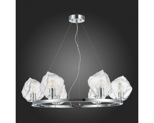 SL1175.103.06 Люстра подвесная ST-Luce Хром/Прозрачный E14 6*40W