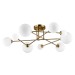 SLE2211-302-09 Светильник потолочный Латунь/Белый G9 LED 9*5W
