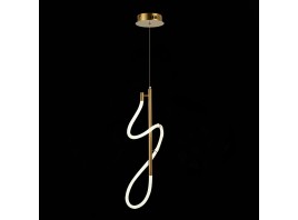 SL6102.303.16 Светильник подвесной ST-Luce Латунь/Белый LED 1*16W 4000K
