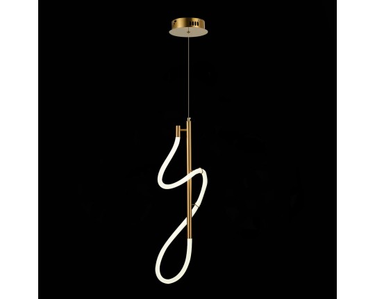 SL6102.303.16 Светильник подвесной ST-Luce Латунь/Белый LED 1*16W 4000K
