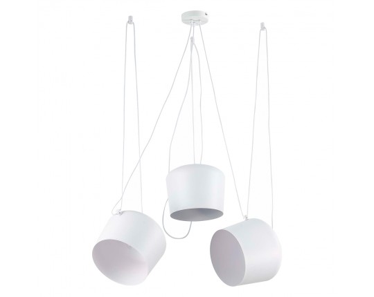 SLE120653-03 Светильник подвесной Белый/Белый E27 3*40W
