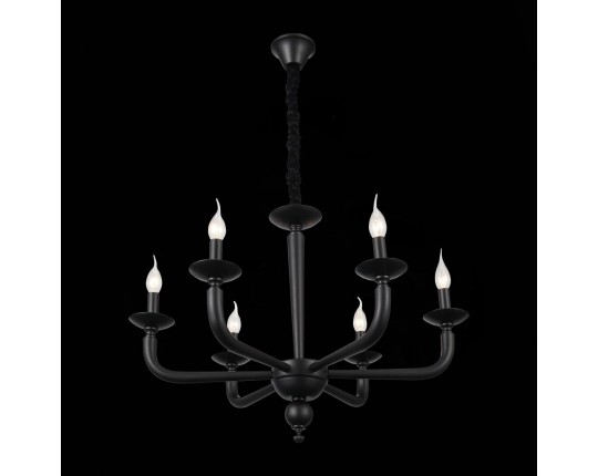 SL1114.403.06 Люстра подвесная ST-Luce Черный E14 6*40W