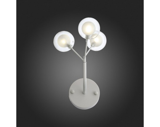 SL376.501.03 Бра ST-Luce Белый/Белый,Прозрачный G4 LED 3*2W