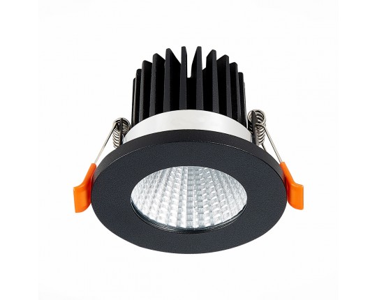 ST704.438.10 Св-к встр. Черный LED 1*10W 3000K 900Lm Ra>90 38° IP20 D80xH60 170-240V