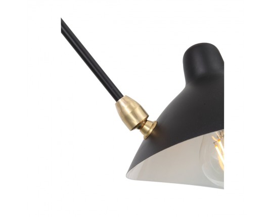 SL305.402.06 Люстра потолочная ST-Luce Черный/Черный, Белый E27 6*60W