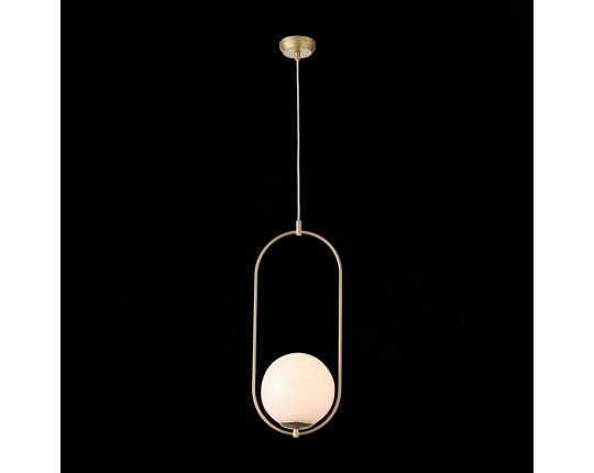 SL1118.203.01 Светильник подвесной ST-Luce Золотистый/Белый E27 1*40W