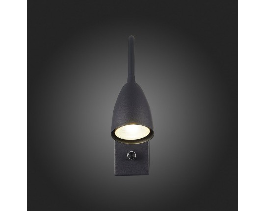 SL1014.401.01 Светильник настенный ST-Luce Черный/Черный GU10 1*3W