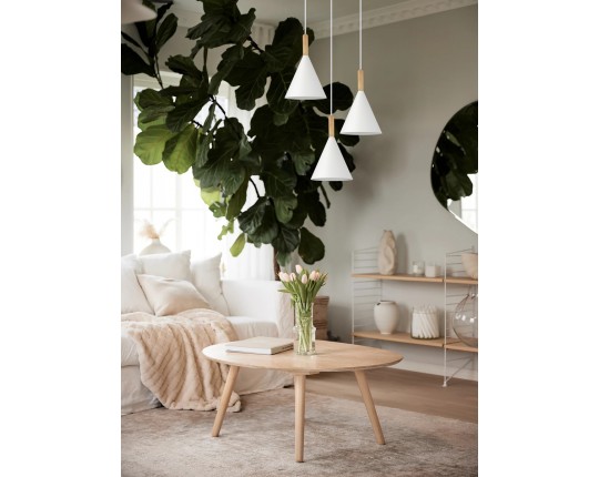 SLE1255-513-03 Светильник подвесной Белый/Белый E27 3*40W