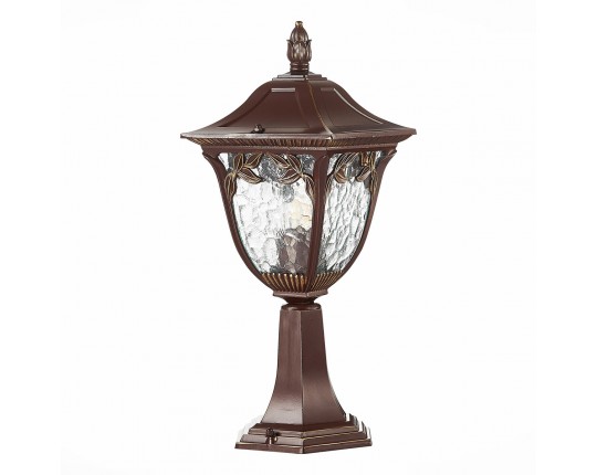 SL083.705.01 Светильник уличный наземный ST-Luce Кофейный/Кофейный, Прозрачный E27 1*60W