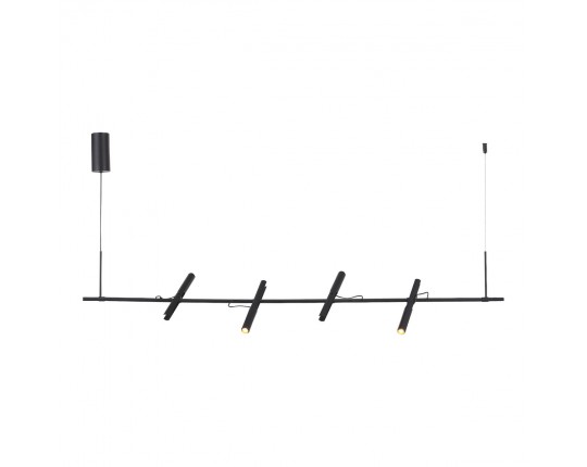 SL6210.403.04 Светильник подвесной ST-Luce Черный/Черный, Золотистый LED 4*3W 3000K