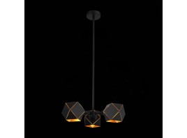 SL258.402.03 Люстра потолочная ST-Luce Черный/Черный, Золото E14 3*40W