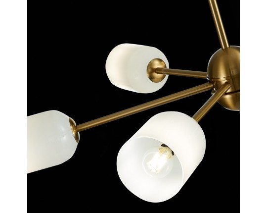 SL1180.202.06 Люстра потолочная ST-Luce Золотистый/Белый E14 6*40W