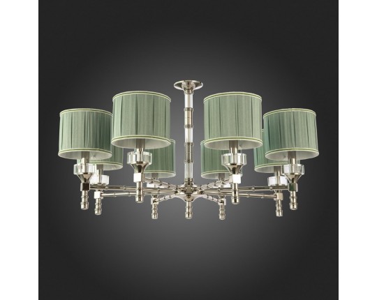 SL1121.103.08 Люстра подвесная ST-Luce Никель/Оливковый E14 8*40W