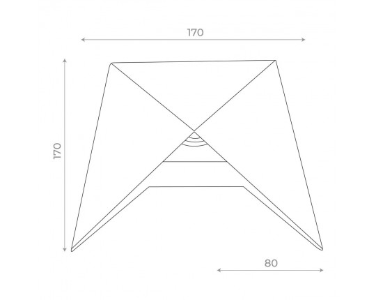 SL9503.501.01 Светильник уличный настенный ST-Luce Белый LED 1*7W 4000K