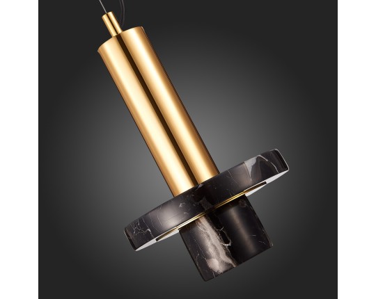 SL1210.403.01 Светильник подвесной ST-Luce Золотистый/Черный GU10 1*5W