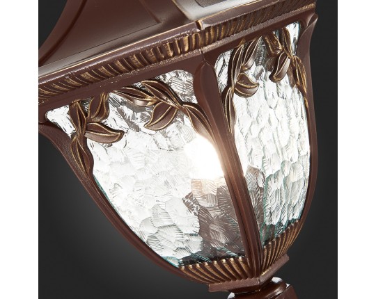SL083.705.01 Светильник уличный наземный ST-Luce Кофейный/Кофейный, Прозрачный E27 1*60W