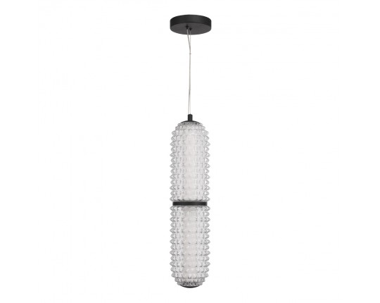 SL6144.403.01 Светильник подвесной ST-Luce черный/прозрачный LED 1*22W 4000K