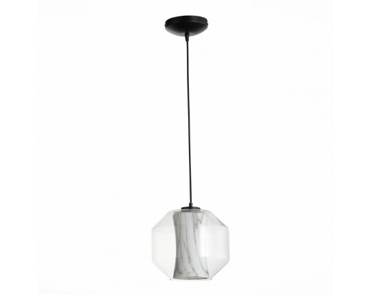 SL1169.113.01 Подвес ST-Luce Черный/Прозрачный, Белый E27 1*40W