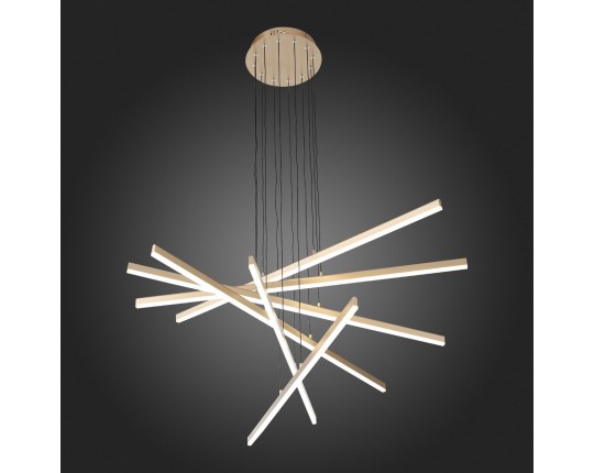 SL394.223.06 Светильник подвесной ST-Luce Матовое золото/Белый LED 6*16,6W 4000K