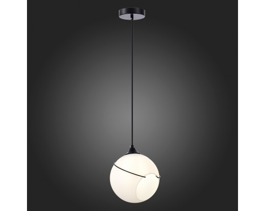 SLE103143-01 Подвес Черный/Белый E27 1*60W