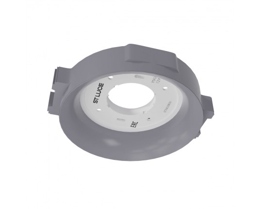 ST760.508.01 Св-к встр. в натяжной потолок  Белый, Серый GX53 1*12W 120 IP20 D110хH35мм220V Без ламп