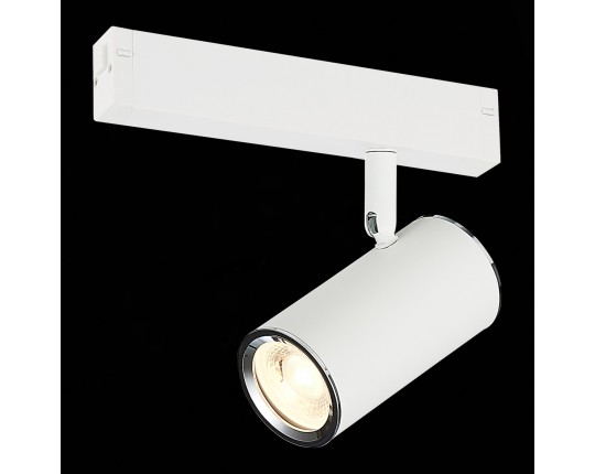 ST504.506.01 Св-к трек. Белый GU10 1*50W  IP20 L104xW54xH111 180-240V Без ламп