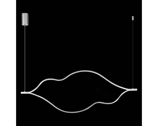SL6106.103.56 Светильник подвесной ST-Luce Никель/Белый LED 1*56W 4000K