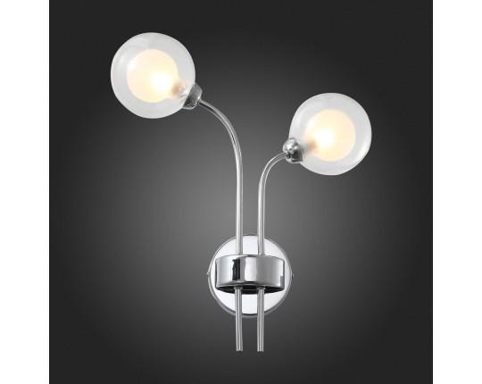 SL431.101.02 Бра ST-Luce Хром/Прозрачный, Белый G9 2*5W