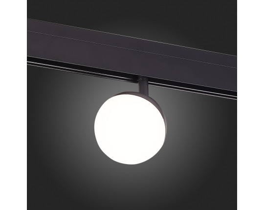 ST358.436.07 Магнитный трековый светильник Черный LED 1*7W 3000K 520Lm Ra>80 120° IP20 L120xW90xH192