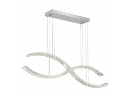 SL6206.103.50 Светильник подвесной ST-Luce Хром/Прозрачный LED 1*50W 3000K